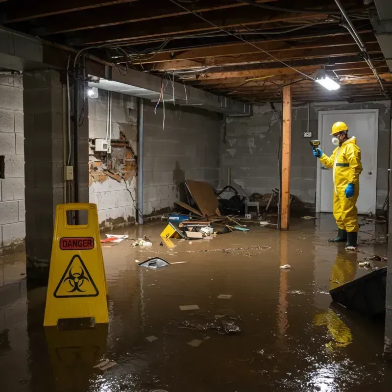 Flooded Basement Electrical Hazard in Charleston, SC Property